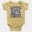 Straight Outta Don Bosco Short Sleeve Baby Onesie in Butter Color